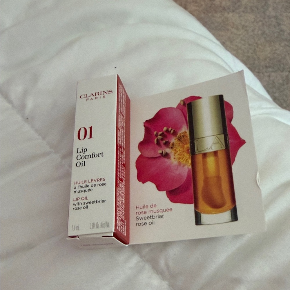 Clarins Lip Comfort Oil - Sweetbriar Rose 01